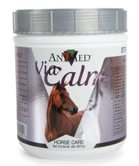 AniMed Vita-Calm bottle and label for calming support during rides
