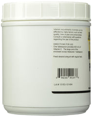 ANIMED Vitamin E Powder mixed into horse feed bowl.