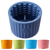 Animire Dog Lick Bowl front view with non-slip base for calm, paced meals.