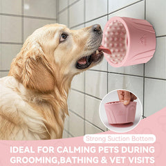 Animire lick mat textured surface enabling interactive licking and enrichment