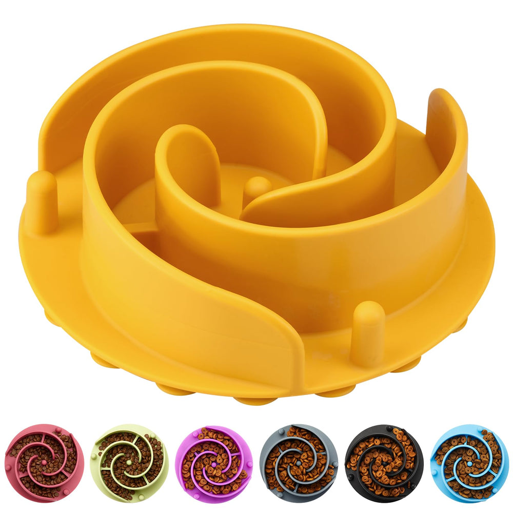 Animire slow feeder insert inside the bowl promotes mindful eating.