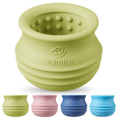 Animire treat-dispensing dog toy wobble engages dogs during mealtime play and mental stimulation.