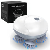 Ankilo upgraded handheld pet massager with four heads closeup showing soothing kneading action for pets