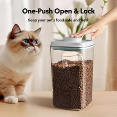 Ankou container made from BPA-free PET material for safe pet food storage