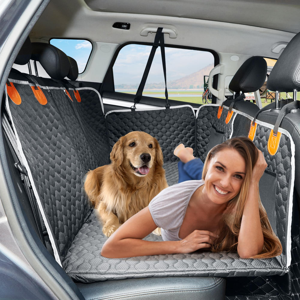 ANOSOSPECIAL back seat extender bed showing wide sleeping area for travel