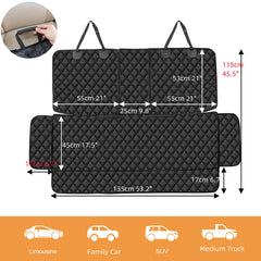 ANOSOSPECIAL car seat protector waterproof layer protects upholstery from dirt and fur