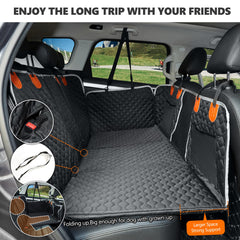 ANOSOSPECIAL foldable pet hammock demonstrated for car and home use
