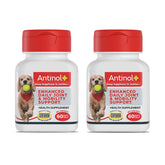 Antinol Plus bottle label highlights premium dog joint support.