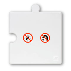 AntPad under pet bowls demonstrates ant deterrence for mess-free mealtime.
