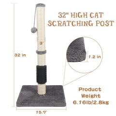 ANWA sisal tower closeup highlights durable natural sisal for long-lasting scratching