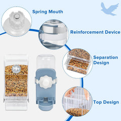 AOCPO waterer transparent container shows water levels for timely refills.