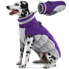 AOFITEE dog coat inner fleece lining for extra warmth on cold walks