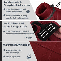 AOFITEE waterproof-shell closeup highlights moisture and wind protection.
