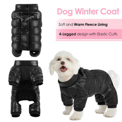 AOFITEE waterproof protective shell keeps dogs dry during rain or slush.