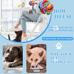 AojSup snuffle-ball dog using during playtime for enrichment