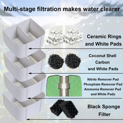 Aolleteau ceramic rings provide durable biofiltration support for healthy aquarium cycles.