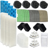 Aolleteau filter media kit complete for Fluval 406/407 improves tank maintenance and clarity.