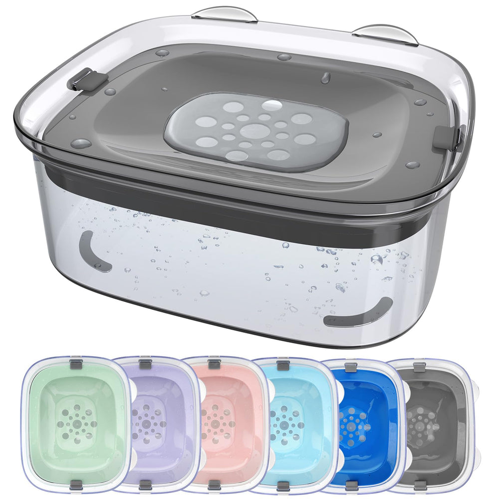 AONKEY 3L dog water bowl with no-spill design for calm hydration.