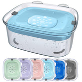 AONKEY 3L dog water bowl pour view showing generous capacity for long days away.