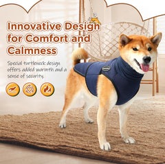 AOOLMOL anxiety vest adjustable neck and back for a secure fit.