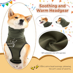 AOOLMOL dog anxiety vest velcro detail shows easy adjustment and secure wear.