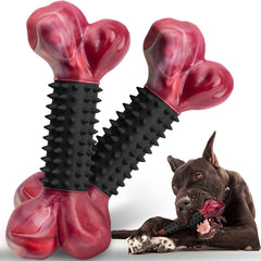 Apasiri indestructible dog bone 8in for aggressive chewers provides durable entertainment.