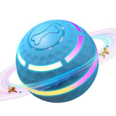 Apasiri Interactive Dog Ball in blue LED motion engages dogs with dynamic chasing play.