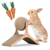 Apatal Rabbit Scratch Toy ball texture for natural scratching and healthy nails