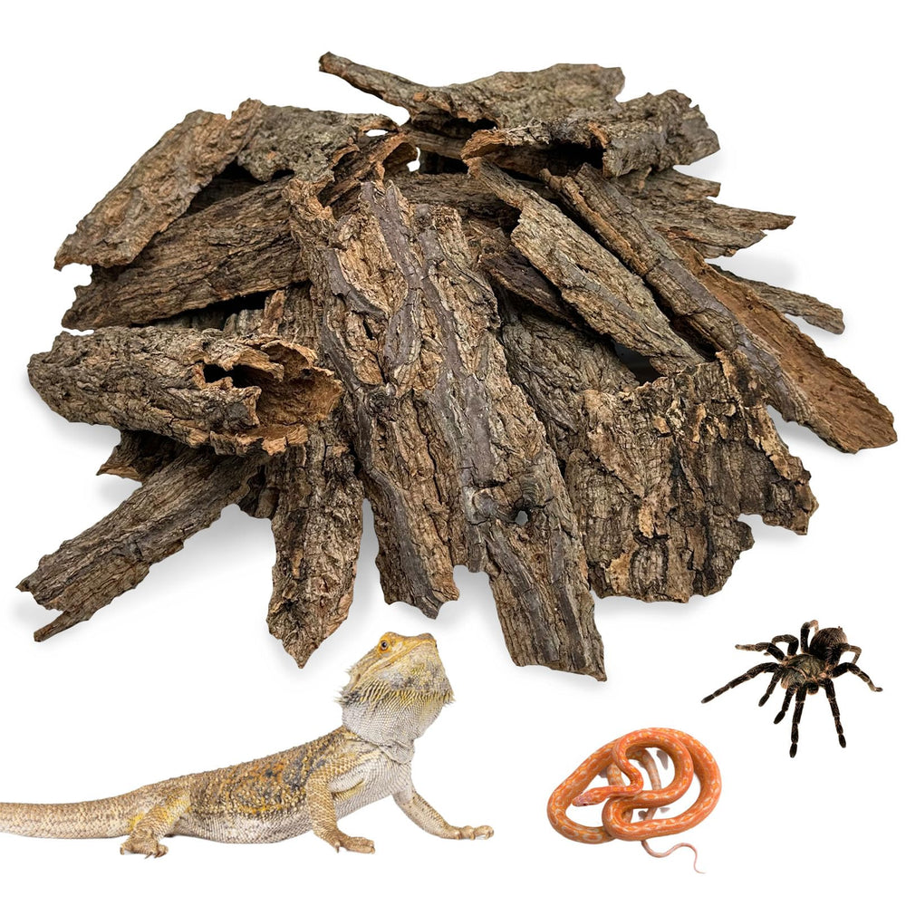 Apatal Reptile Cork Bark bulk 1.5 lb—outer view for bulk terrarium prep and easy setup.