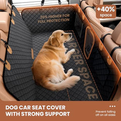 A-Pce upgraded-hard-honeycomb-bottom adds stability for large dogs on trips.