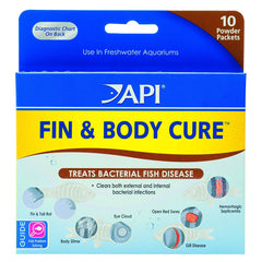 API Fin & Body Cure two-bottle pack supports easy freshwater fish care.