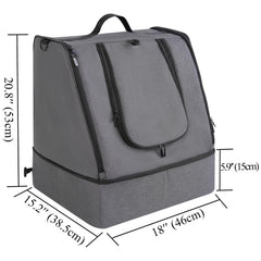 Apollo Walker litter box in closed mode to reduce splash during transit