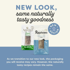 Applaws Tilapia Fillet Bites closeup—single-ingredient protein for finicky cats.