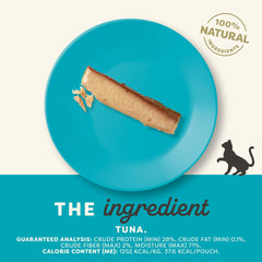 Applaws tuna loin treat sachet open reveals grain-free protein snack ready to reward