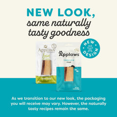 Applaws whole tuna loin closeup highlighting protein-rich, single-ingredient snack.