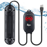 AQQA Aquarium Heater 1000W under-water installation shows quick, precise temperature control.