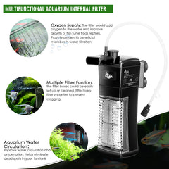 AQQA outlet options image demonstrates flexible water flow directions.