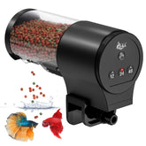 AQQA automatic fish feeder clip-on setup enables hands-free feeding