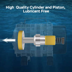 AquaMiracle 120W motor provides reliable performance for large-volume aeration.