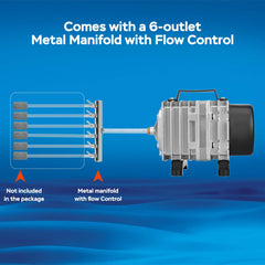AquaMiracle close-up of lubricant-free motor for energy efficiency