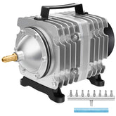 AquaMiracle aquarium air pump with aluminum housing delivers robust, consistent aeration for tanks.