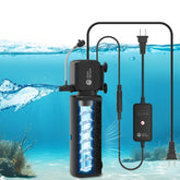 AquaMiracle aquarium filter UV light timer demonstrates reliable operation for clean water.