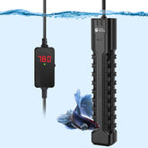 A AquaMiracle fish tank heater with protective housing ensuring even heat and safer habitats.
