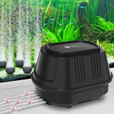 AquaMiracle quiet aquarium air pump 5-outlet delivers calm operation for peaceful tanks.