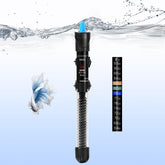 AQUANEAT 200W product shot shows a compact heater for 30-50 gallon tanks