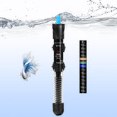 AQUANEAT aquarium heater front view with a precise temperature control dial.