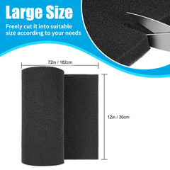 AQUANEAT open-cell foam filtration pad offers larger surface area for debris capture.