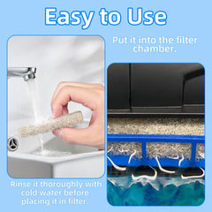 AQUANEAT premium fiber pads maximize surface area for efficient filtration