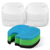 AQUANEAT coarse blue sponge pad for SUNSUN canisters traps debris for clearer water