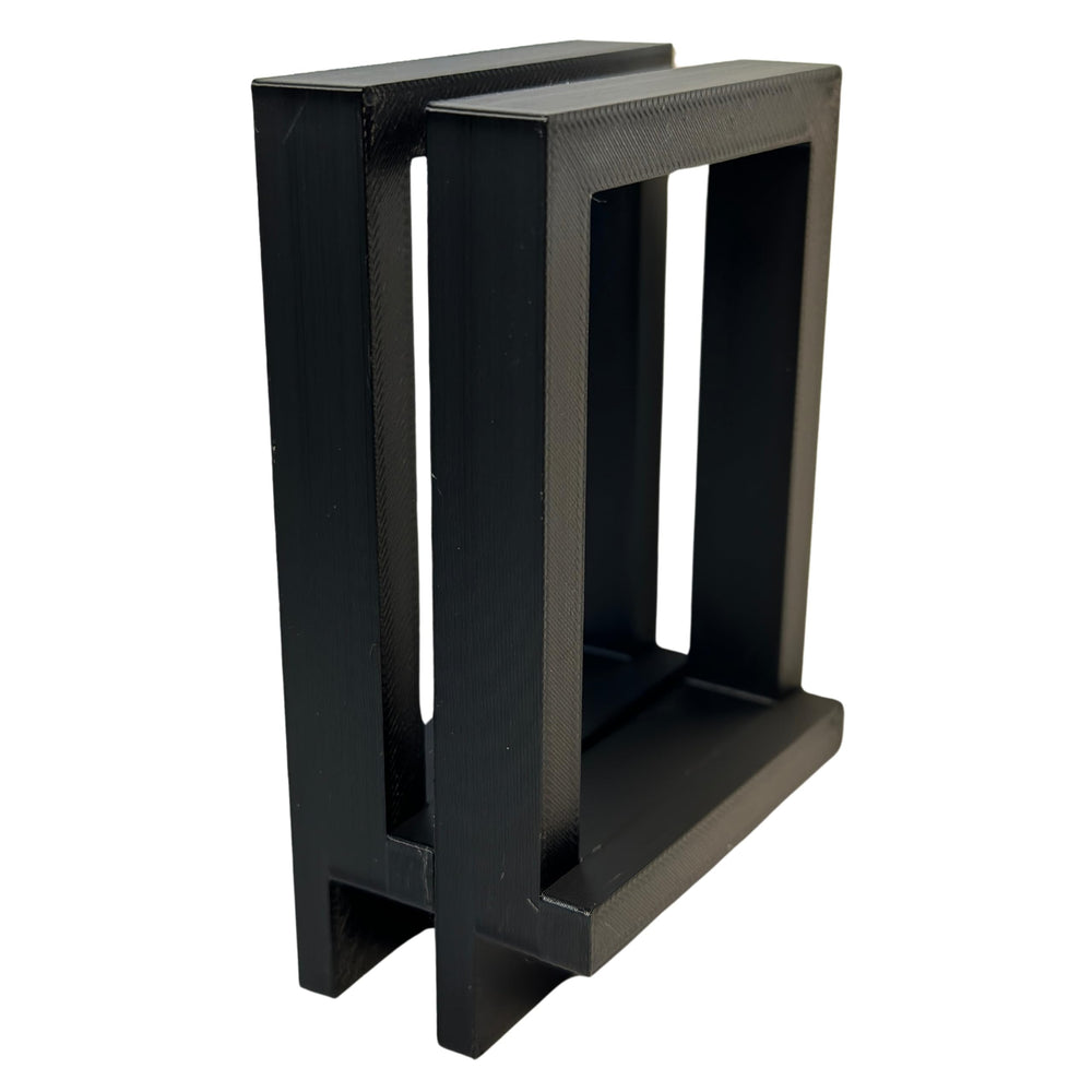 Aquarium light riser 3-inch closeup shows secure PLA fit for even lighting.
